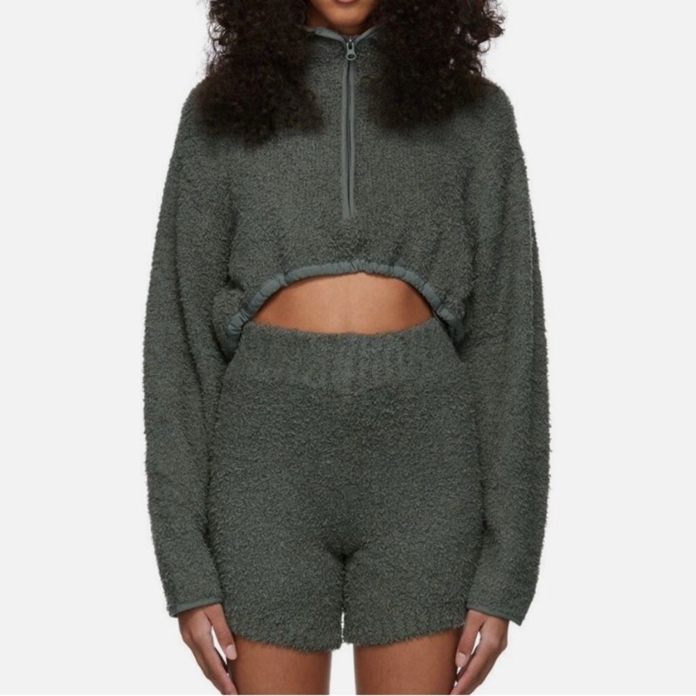 SKIMS Cozy Knit Cropped Pullover